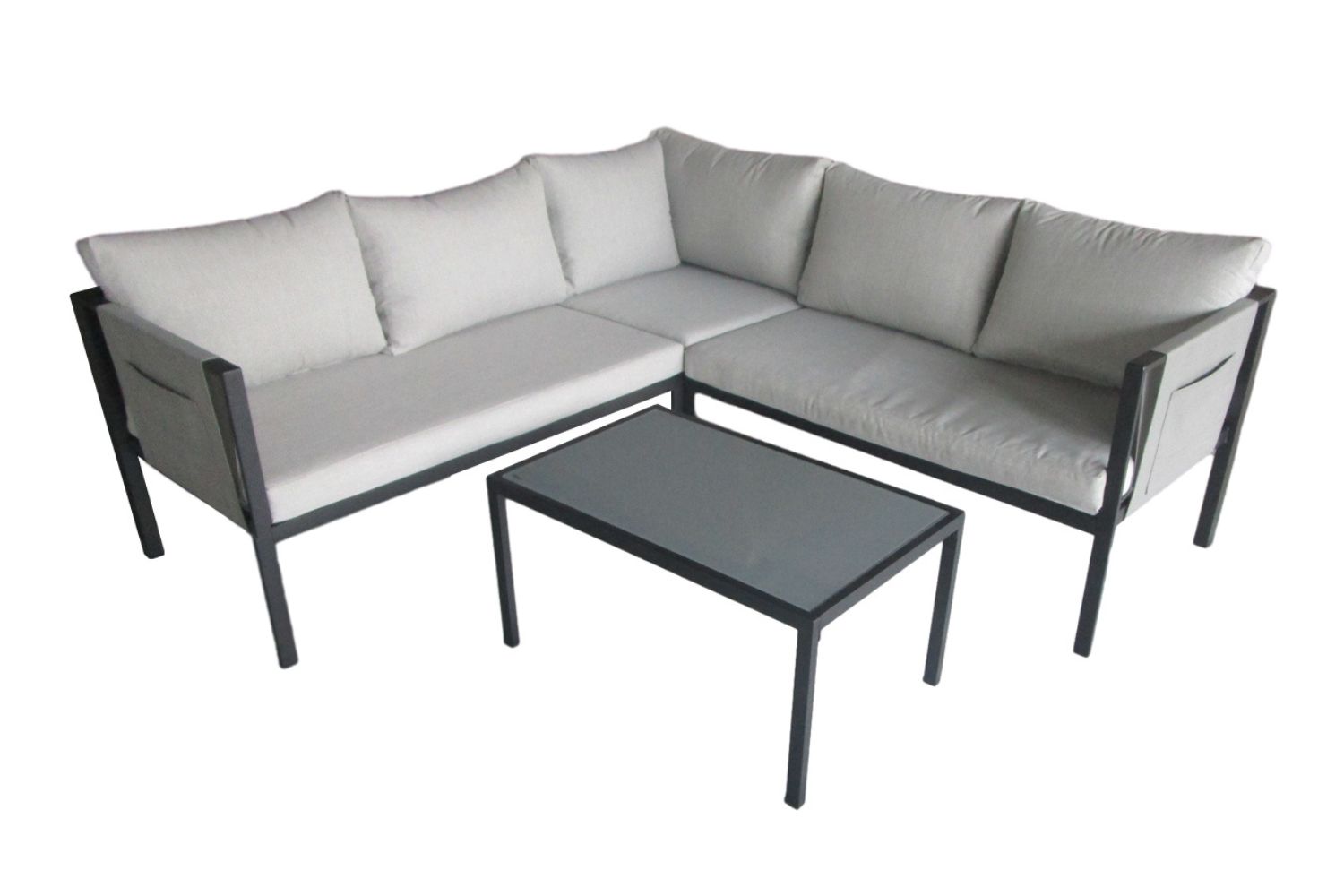 ECHO Sectional Outdoor Lounge Sofa Set with Coffee Table