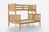 Picture of FORESTER Solid Wood Single-Double Bunk Bed