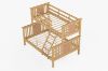 Picture of FORESTER Solid Wood Single-Double Bunk Bed