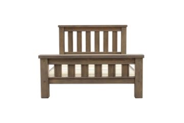 Picture of WESTMINSTER Solid Oak Bed Frame in Queen/King/Super King Size (Walnut)