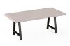 Picture of SYNERGYPLUS Dining Table with A-Frame Metal Legs (Champagne) - 200x100