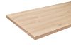 Picture of SYNERGYPLUS Dining Table with Square Metal Legs (Natural Oak) - 160x90