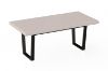 Picture of SYNERGYPLUS Dining Table with Trapezoid Metal Legs (Champagne) - 200x100