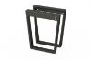 Picture of SYNERGYPLUS Dining Table with Trapezoid Metal Legs (Cement Grey) - 160x90