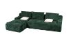 Picture of BRUNO Corduroy Sectional Chaise Facing Left Compressed Sofa