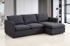 Picture of BENDON Fabric Sectional Chaise Facing Right Sofa (Dark Grey) - Water Resistant 