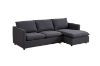 Picture of BENDON Fabric Sectional Chaise Facing Right Sofa (Dark Grey) - Water Resistant 