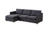 Picture of BENDON Fabric Sectional Sofa (Dark Grey) - Chaise Facing Left
