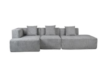 Picture of BRAIDEN Fabric Sectional Compressed Sofa - Chaise Facing Right