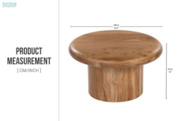 Picture of IRINA Solid Acacia Wood D60 Round Coffee Table