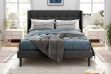 Picture of SONOMA Fabric Bed Frame (Dark Grey) - Queen Size