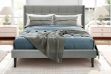 Picture of SONOMA Fabric Bed Frame (Light Grey) - Queen Size