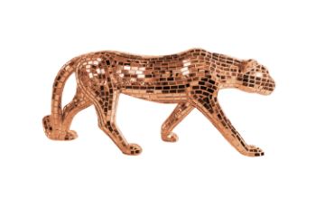 Picture of GEKO Large Golden Leopard Ornament Home Decoration (95cmx39cm)