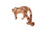 Picture of GEKO Large Rose Golden Leopard Ornament Home Decoration (95cmx39cm)