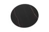 Picture of NOAM D80 Round Sintered Stone Lazy Susan Turntable (Matte Black)