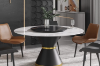 Picture of NOAM D80 Round Sintered Stone Lazy Susan Turntable (Matte Black)