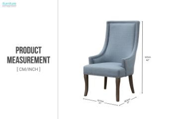 Picture of RENATA Solid Wood High Back Dining Chair