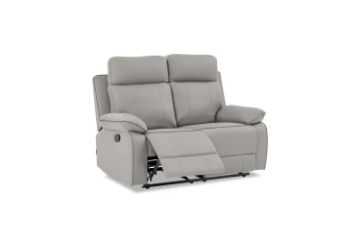 Picture of SORIANO Air Leather Reclining Sofa Range (Pebble Grey) - 2RR 