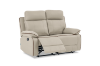 Picture of SORIANO Air Leather Manual Reclining Sofa Range (Greige) - 1 Seat Recliner Chair (1R)