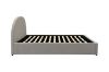 Picture of HOFFMAN Fabric Bed Frame with Gas Lift Storage + MIRAGE Mattress Combo Deal - Super King