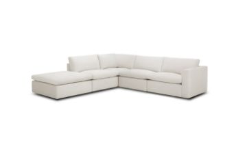 Picture of SKYLAR Sectional Modular Sofa (Cream) - Chaise Facing Left
