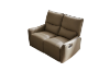 Picture of NICOLE Genuine Leather 2-Seater Manual Reclining Sofa