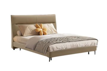 Picture of [FLOOR MODEL CLEARANCE] CASTLE High Quality Air Leather Bed Frame in Queen Size