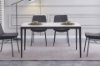 Picture of [FLOOR MODEL CLEARANCE] BRUTUS 1.5M Sintered Stone Top Aluminum Frame&Leg Dining Table (White)