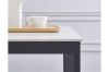 Picture of [FLOOR MODEL CLEARANCE] BRUTUS 1.5M Sintered Stone Top Aluminum Frame&Leg Dining Table (White)
