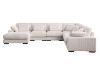 Picture of PAULINA Corduroy Fabric Modular Chaise Facing Right Sofa Set