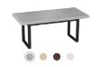 Picture of SYNERGYPLUS Dining Table with Square Metal Legs (Cement Grey) - 160x90