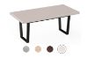 Picture of SYNERGYPLUS Dining Table with Trapezoid Metal Legs (Champagne) - 200x100