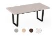 Picture of SYNERGYPLUS Dining Table with Trapezoid Metal Legs (Champagne) - 200x100