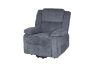 Picture of MATTHEW Zero Gravity Power Lift Recliner Chair *Twin Motor with Adjustable Headrest (Blue)