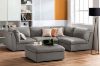 Picture of ASPECT Nappa Fabric Memory Foam Sectional Modular Sofa Range (Grey)