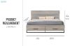 Picture of WESTDEN Storage Bed Frame Set - Queen Size Bed Frame Only