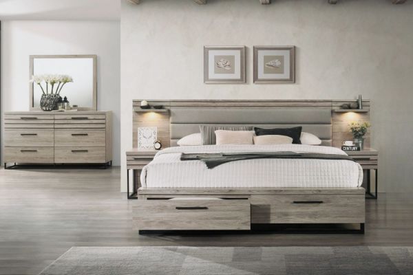 Picture of WESTDEN Bedroom Combo Set with Side Pier in Super King Size - 5PC Combo