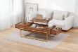 Picture of Lune Lift Top Coffee Table with Hidden Storage and Drawers