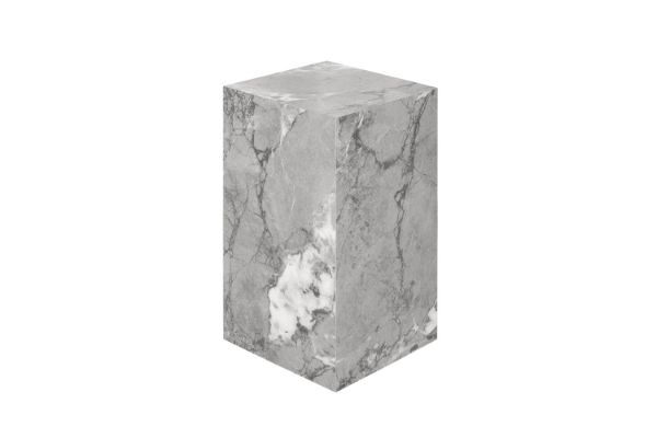 Picture of DELRAY Sintered Stone Pedestal Stand/Display Plinth(Gloss Grey) - H60