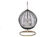 Picture of [FLOOR MODEL CLEARANCE] ALBURY Rattan Outdoor Hanging Egg Chair (Black)