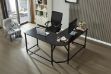 Picture of VITALI 150 L-Shaped Computer Desk (Black)