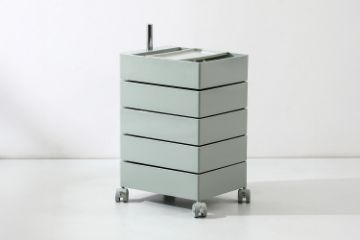 Picture of GAVIN Rotating 5 Tier Utility Drawer Wheel Trolley (Green)
