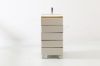 Picture of GAVIN Rotating 5 Tier Utility Drawer Wheel Trolley (Cream) 