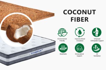 Picture of FREEWAY Super Firm Mattress with Coconut Fiber in Single/King Single/Double/Queen/Super King Sizes