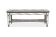 Picture of PALLIE Tempered Glass Top Full Mirror Coffee Table (122×61x47cm)