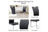 Picture of EDAN High Back Dining Chair with Chromed Base (Elegant Black)