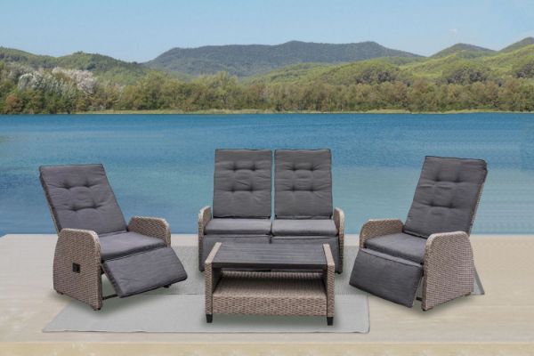 Picture of [FLOOR MODEL CLEARANCE] NAOMI Outdoor Relax Gas Lift Lounge Sofa Set
