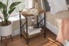 Picture of BASEL Side Table with Storage Shelf - Set of 2 