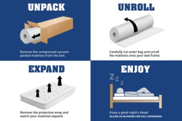 Picture of T1 DIAMOND 5-Zone Memory Foam Mattress in Double/Queen/King/Super King Size