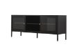 Picture of STARK Steel Frame 1.5M Sliding Door Transparent Glass TV Unit (Black)